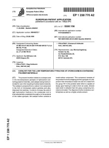 däckåtervinning - gummiåtervinning - patent -